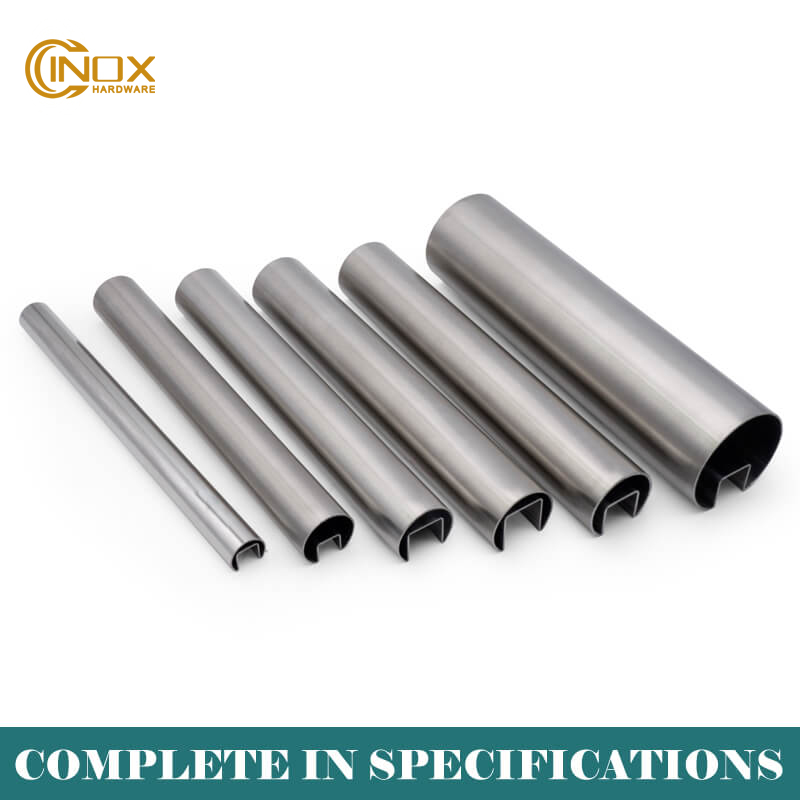 Stainless Steel round slot tube