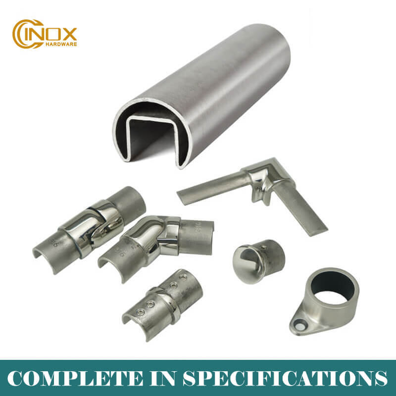 Stainless Steel Round Slotted Tube Fittings