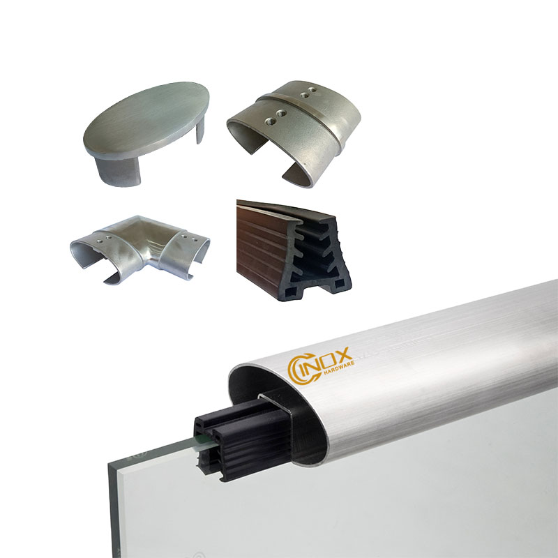 40x80x24x24mm inox oval slot pipe fittings