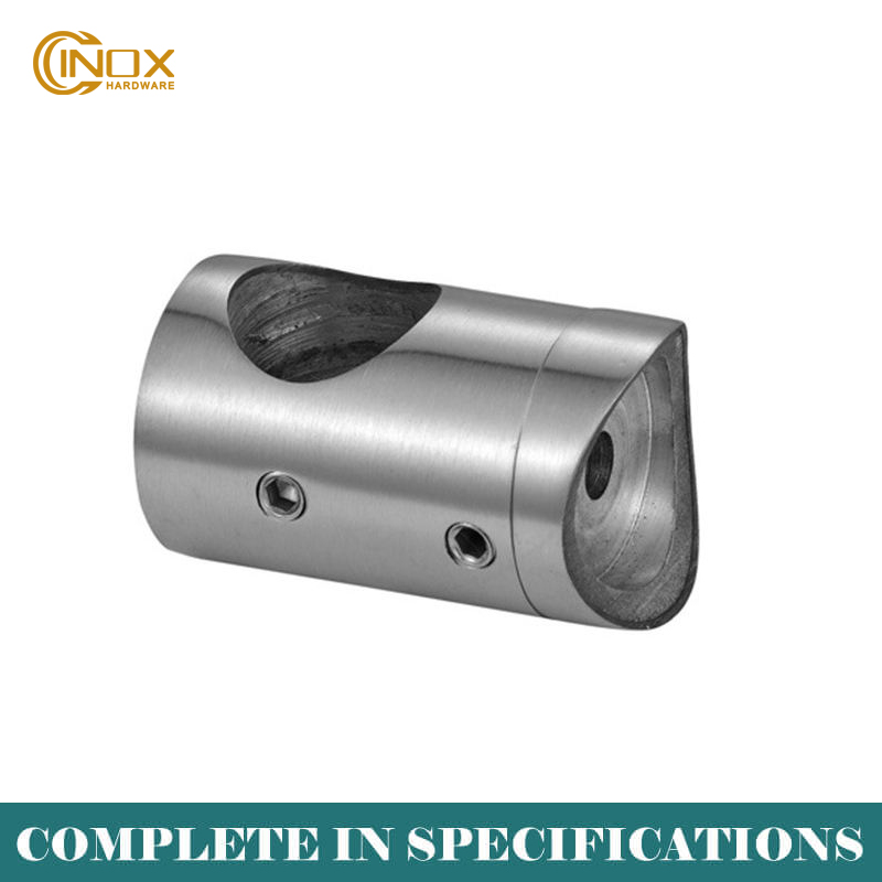 stainless steel handrail tube crossbar connector